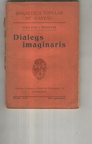Imagen del vendedor de Dilegs imaginaris a la venta por El Boletin