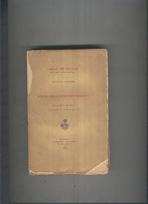 Image du vendeur pour Obras de Selgas. Estudios sociales V. Fisonomias contemporaneas mis en vente par El Boletin