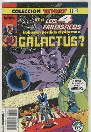 Imagen del vendedor de What If volumen 1 numero 23: Los 4 Fantasticos y Galactus a la venta por El Boletin