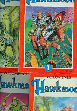 Bild des Verkufers fr Hawkmoon obra completa de 16 numeros en 4 retapados zum Verkauf von El Boletin
