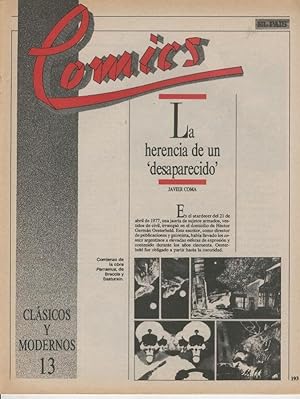 Seller image for Comics.Los: clasicos y modernos: fasciculo 13 for sale by El Boletin