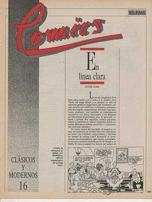 Seller image for Comics.Los: clasicos y modernos: fasciculo 16 for sale by El Boletin
