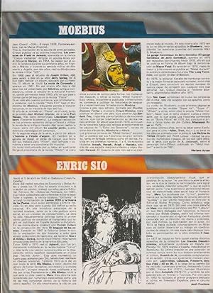 Seller image for Historia de los Comics: Ficha de Moebius y Enric Sio for sale by El Boletin