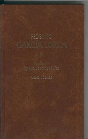 Bild des Verkufers fr Obras completas numero 06: Llanto por Ignacio Sanchez Mejias- Otros poemas zum Verkauf von El Boletin