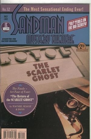 Bild des Verkufers fr Sandman Mystery Theatre volumen 52 zum Verkauf von El Boletin