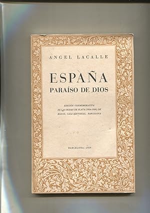Image du vendeur pour Espaa Paraiso de Dios: edicion conmemorativa boda plata 1934-1959 de la editorial Bosch mis en vente par El Boletin