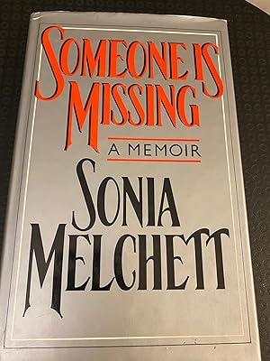 Imagen del vendedor de Someone is Missing: a Memoir a la venta por Oopalba Books