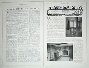 Original Issue of Country Life Magazine Dated March 8th 1924 with a Main Feature on Howbridge Hal...