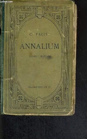 Bild des Verkufers fr ANNALIUM - LIBRI I, II ET III zum Verkauf von Le-Livre