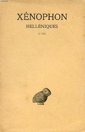 Bild des Verkufers fr HELLENIQUES, TOME I (LIVRES I-III) zum Verkauf von Le-Livre