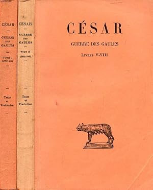 Seller image for GUERRE DES GAULES, 2 TOMES (LIVRES I-VIII) for sale by Le-Livre