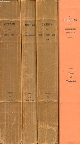 Seller image for CORRESPONDANCE, 4 TOMES for sale by Le-Livre