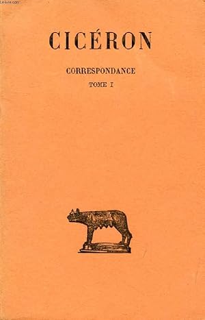 Seller image for CORRESPONDANCE, TOME I for sale by Le-Livre