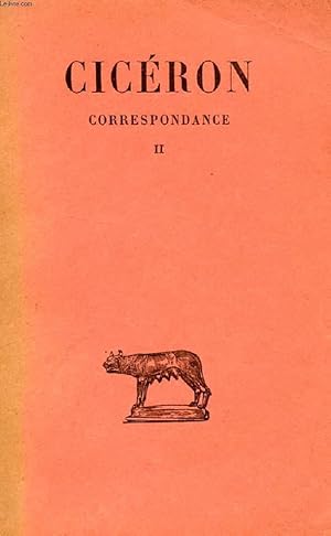 Seller image for CORRESPONDANCE, TOME II for sale by Le-Livre