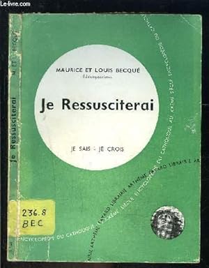 Image du vendeur pour JE RESSUSCITERAI- JE SAIS JE CROIS N2. 28 mis en vente par Le-Livre