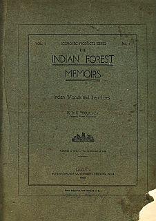 The Indian Forest Memoirs. Indian Woods and their Uses. Economic Products Series Vol. 1, Nr. 1.