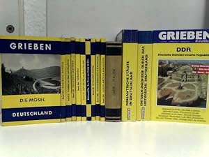 Konvolut von 14 Grieben-Reiseführern: Die Mosel, Hunsrück Nahetal, Frankfurt a. Main, Pfalz und S...
