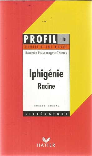 Image du vendeur pour Profil 189 - Iphignie - Racine mis en vente par Joie de Livre