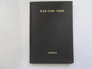 Immagine del venditore per War-Time Verse And Earlier Poems venduto da Goldstone Rare Books