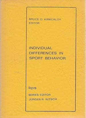 Bild des Verkufers fr Individual differences in sport behavior zum Verkauf von Blattner