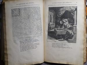 Image du vendeur pour La Doctrine des moeurs. Tire de la philosophie des stoques, reprsente en cent tableaux, et explique en cent discours pour l'instruction de la jeunesse. mis en vente par Tir  Part