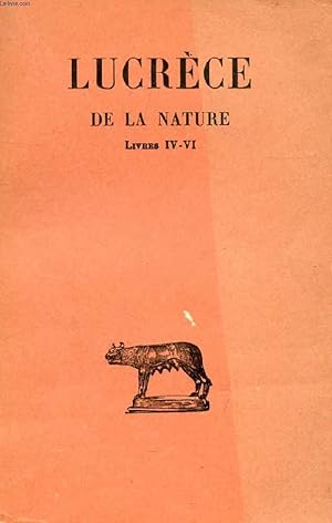 Seller image for DE LA NATURE, TOME II (LIVRES IV-VI) for sale by Le-Livre