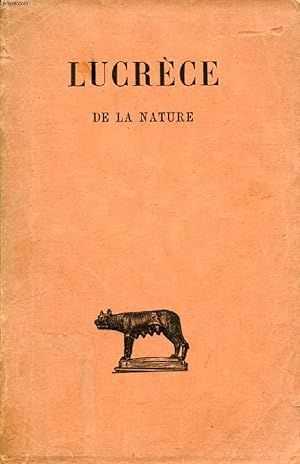 Seller image for DE LA NATURE for sale by Le-Livre