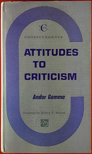 Seller image for Attitudes To Criticism. for sale by biblion2