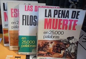 Image du vendeur pour LA ENERGA NUCLEAR EN 25000 PALABRAS 8 + LA ESCLAVITUD EN 25000 PALABRAS 9 + LAS DOCTRINAS FILOSFICAS 10+ LA PENA DE MUERTE 11 (4 libros) mis en vente par Libros Dickens