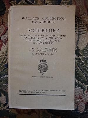 Imagen del vendedor de Wallace Collection Catalogue: Sculpture a la venta por Anne Godfrey