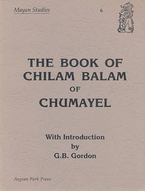 Seller image for Book of Chilam Balam of Chumayel for sale by Good Books In The Woods