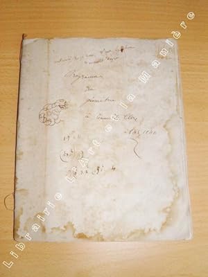 "Programme de Géométrie 1845-1846" : Cahier manuscrit rédigé par Camille Clerc (futur Polytechnic...