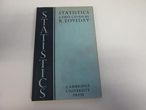 Image du vendeur pour A first course in statistics mis en vente par Goldstone Rare Books