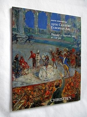 19th Century European Art, Thursday 11 September 2014 at 1.00pm, Christie's South Kensington Auct...