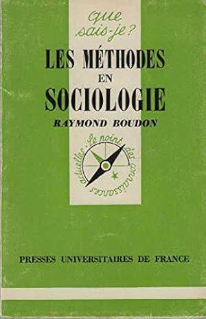 Immagine del venditore per Les mthodes en sociologie venduto da JLG_livres anciens et modernes