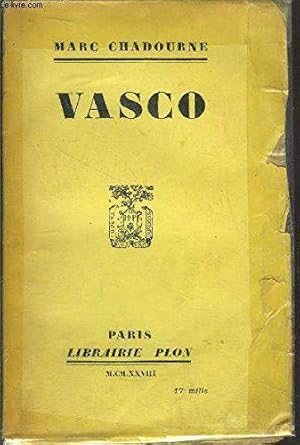 Seller image for vasco for sale by JLG_livres anciens et modernes