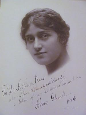 1914 Operatic Soprano Alma Gluck Signed Photograph