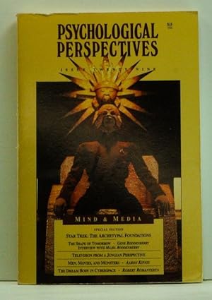 Immagine del venditore per Psychological Perspectives. Issue 29 (Spring-Summer 1994). Mind & Media venduto da Cat's Cradle Books