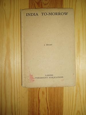 Seller image for India Tomorrow for sale by Expatriate Bookshop of Denmark