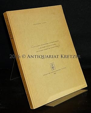 Bild des Verkufers fr Die Situation von Musikleben und Musikforschung in den Lndern Afrikas und Asiens und die neuen Aufgaben der Musikethnologie. [Von Wolfgang Laade]. zum Verkauf von Antiquariat Kretzer