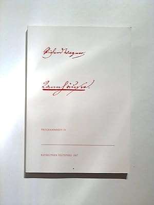 Programmheft Bayreuter Festspiele 1987 - Programmheft 4 - Tannhäuser.