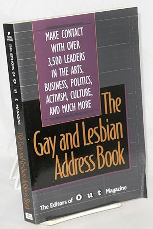 Seller image for The gay and lesbian address book for sale by Bolerium Books Inc.