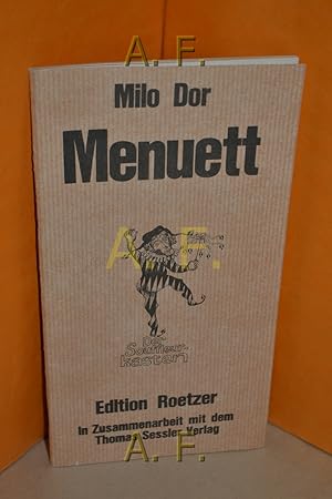 Imagen del vendedor de Menuett (Der Souffleur-Kasten) a la venta por Antiquarische Fundgrube e.U.