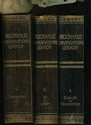 Brockhaus Konversations _ Lexikon. Vollständige Ausgabe in 17 Bänden. Buchstabe A-Z in 16 Bänden ...