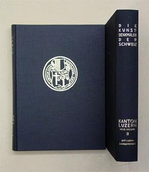 Image du vendeur pour Die Kunstdenkmler des Kantons Luzern. Neue Ausgabe. [Bd. I u. II; zus. 2 Bde.]. mis en vente par antiquariat peter petrej - Bibliopolium AG