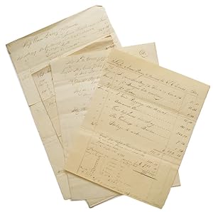 Papers of Shipments and Accounts Paid of the Ship Ann Parry. Including payment to Captain Kinnard...