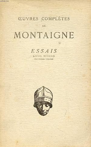 Seller image for ESSAIS, LIVRE II, Chap. XIII-XXXVII for sale by Le-Livre