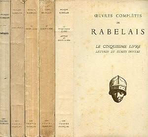 Seller image for PANTAGRUEL / GARGANTUA / LE TIERS LIVRE / LE QUART LIVRE / LE CINQUIESME LIVRE, LETTRES ET ECRITS DIVERS (5 VOLUMES) for sale by Le-Livre