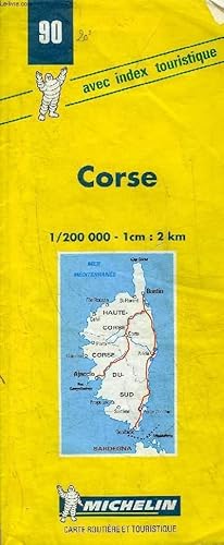 Seller image for CARTE ROUTIERE ET TOURISTIQUE : CORSE 1/200 000 1CM : 2 KM - CARTE EN COULEURS D'ENVIRON 50 X 120 CM. for sale by Le-Livre