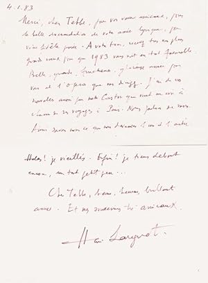 Autograph. - Sept chansons de l'alchemiste. Sur de poemes de Raphael Cluzel. Mit Faksimile-Heft d...
